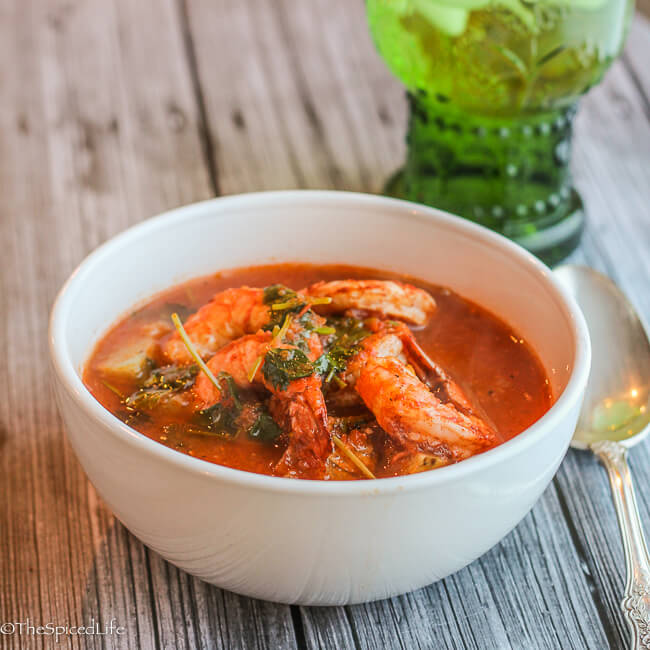 Mexican Spicy Roasted Shrimp and Potatoes Stew Redux! - The Spiced Life