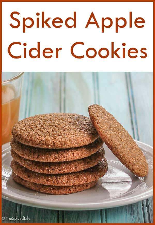 Spiked Apple Cider Cookies: #CreativeCookieExchange - The Spiced Life