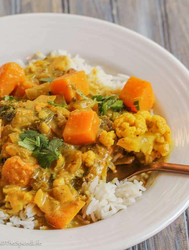 Cashew Coconut Chicken Curry - The Spiced Life